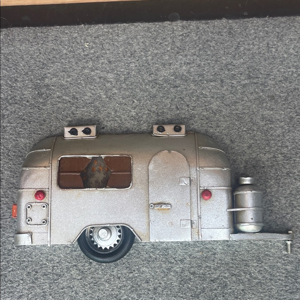 Vintage Silver Toy Trailer